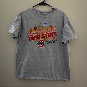 Gray Ohio State 2019 CFP Semifinal Fiesta Bowl T-Shirt (Large)